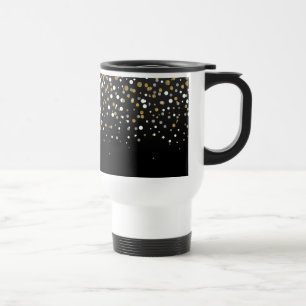Guld- glitterkonfettiar för nätt modern resemugg
