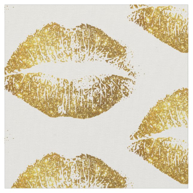 Guld- glitterläppar #2 tyg (Närbild)
