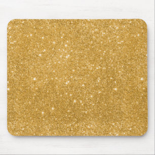 Guld- glitterSparkles Musmatta