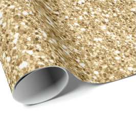 Guld Glitz Glitter Presentpapper