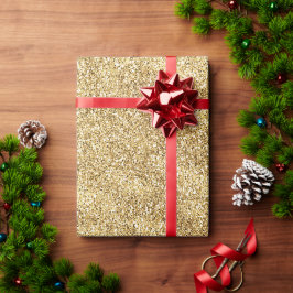 Guld Glitz Glitter Unicorn Gnistra Presentpapper