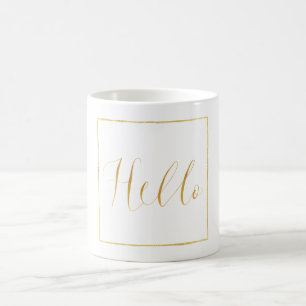 Guld Glitz Hej Kaffemugg