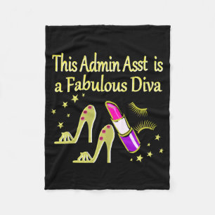 GULD GLITZY ADMIN ASSISTANT DIVA DESIGN FLEECEFILT