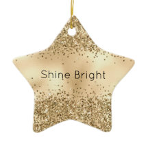 Guld Glitzy Confetti Glitter Gnistra