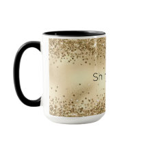 Guld Glitzy Confetti Glitter Gnistra    