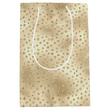 Guld Glitzy Glitter Dots      