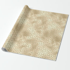 Guld Glitzy Glitter Dots Presentpapper