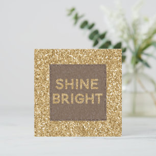 Guld Glitzy Glitter Shine Bright