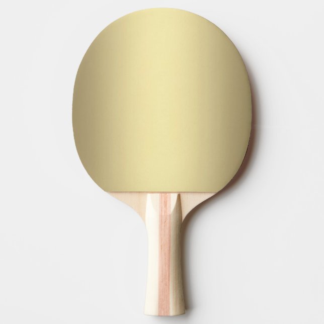 Guld glöd pingisracket (Framsidan)