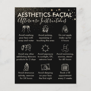 Guld Gnistra Aesthetics Face Arevcare Budget Flygblad