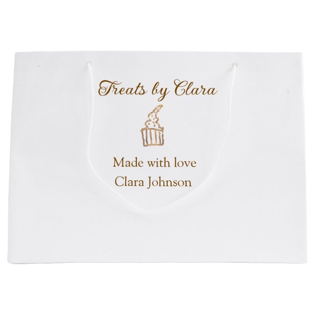 Guld gnistra behandlar bakverk som tillverkats med (Framsidan)