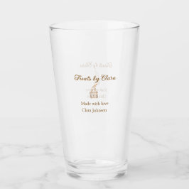 Guld gnistra behandlar bakverk som tillverkats med glaskopp