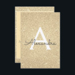Guld Gnistra Glitter 40:e födelsedag Party Inbjudningar<br><div class="desc">Luxury Guld Gnistra Glitter Girly Födelsedagsfest Monogram Namn och första 40:e födelsedagsinbjudan. Denna 40-dagarsinbjudan är perfekt för Guld Gnistra Glitter Girly Party att tittar fira i Guld.</div>