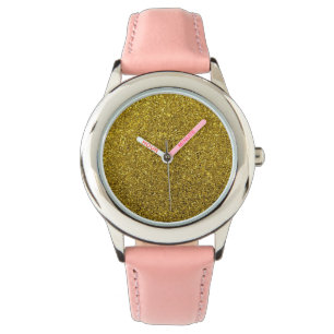 Guld Gnistra Glitter Armbandsur