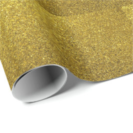 Guld Gnistra Glitter Presentpapper