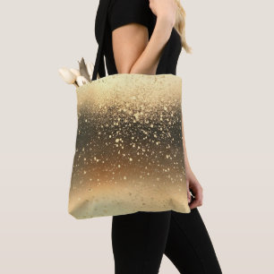 Guld Gnistra Glitter Tygkasse