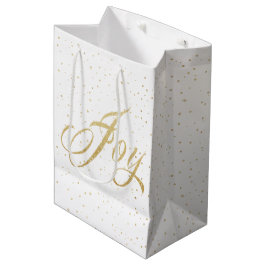 Guld Gnistra Joy jul Gift Bag
