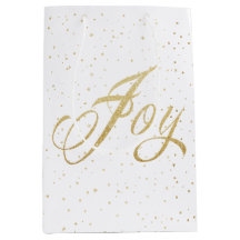 Guld Gnistra Joy jul Gift Bag