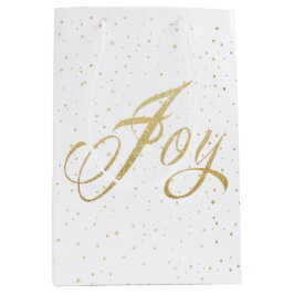 Guld Gnistra Joy jul Gift Bag