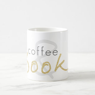 Guld Gnistra kaffe och Bokar-kaffe Mugg