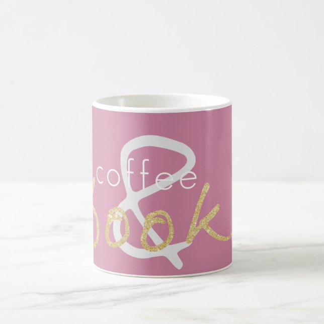Guld Gnistra kaffe och Bokar-kaffe Mugg (Center)