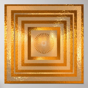 GULD Gnistra Mandala Poster