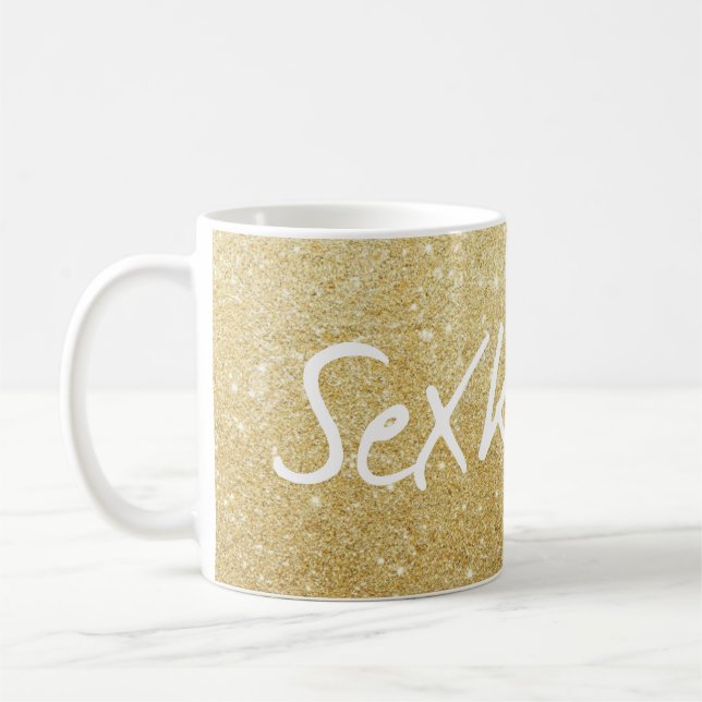Guld Gnistra Sex Kitten Mugg (Vänster)