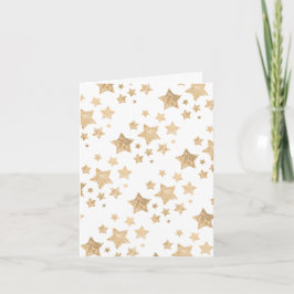 Guld gnistra Stars God jul Helgdag svart Kort