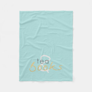 Guld Gnistra Tea och Bokar Fleece Blanket