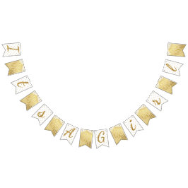 Guld, Gnistra, Zebra tryck Polka, punktbanderoll F Vimplar