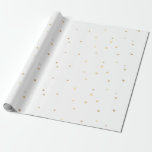 Guld- gnistrakonfettigåva som slår in papper presentpapper<br><div class="desc">Guld- gnistrakonfettiar som slår in papper</div>