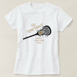 Guld Go Team Lacrosse Mamma T Shirt