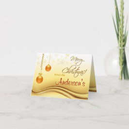 Guld- god jul helgkort