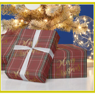 Guld God jul Red Grönt Play Presentpapper