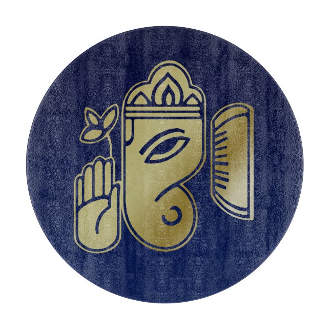 Guld Goddess Ganesha - Glasskärningsstyrelsen (Framsidan)