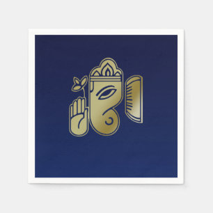 Guld Goddess Ganesha - Pappersservett