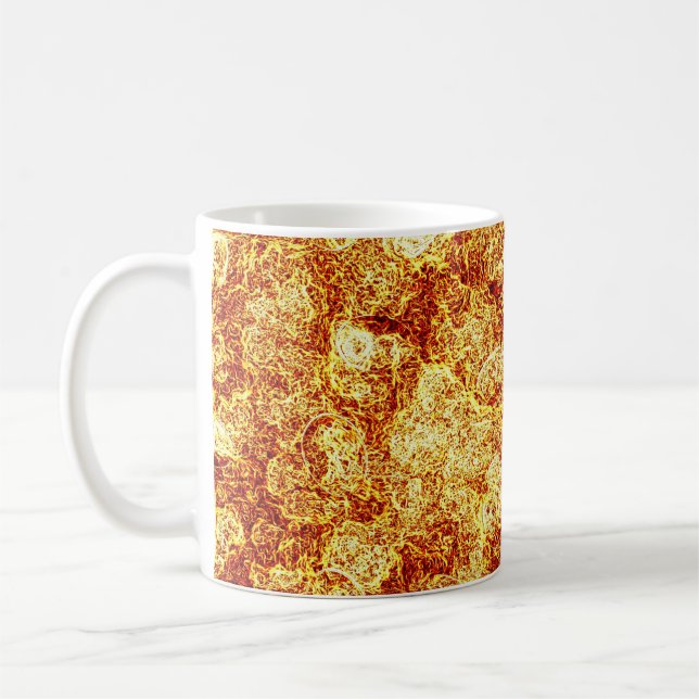 Guld Golden Background Oro Jarra Carafe Kaffemugg (Vänster)