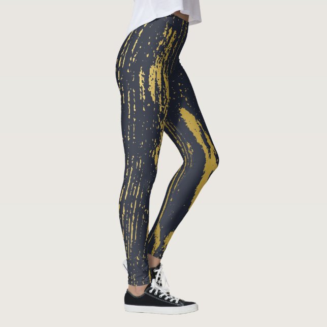 Guld Grain Leggings (Höger)