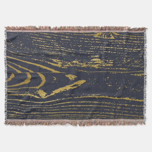 Guld Grain Throw Blanket Filt (Framsidan)