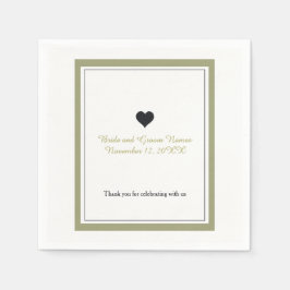 Guld Gräns Elegance Pappersservett