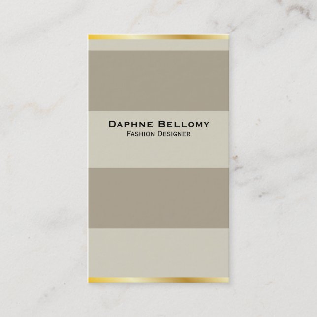 Guld Gräns Visitkort (Framsida)