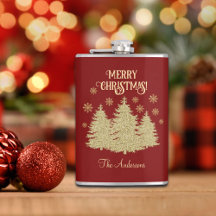 Guld Gräs Träd Guld Snöflingor