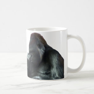 Guld- gräva gorilla kaffemugg