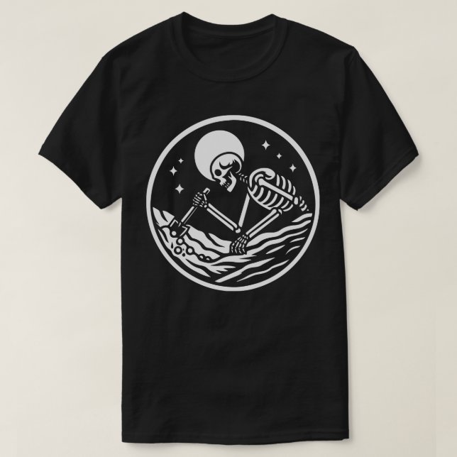 guld grävare t shirt (Design framsida)