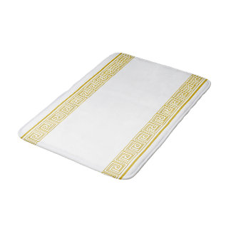 Guld Grecian Freze Design Badrumsmatta