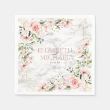  Guld Greenery Dusty Rosa Blommigt Bröllop