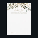 Guld Greenery Fall Wedding Bucket List Cards Vykort<br><div class="desc">De här guld-gieneri-fallande bröllopsbucketkorten är perfekten för en modern bröllopsmottagning eller möhippa. Konstruktionen har en karakteristisk konstnärlig grönt och guld blad. Ändra ordalydelsen till kostym vid alla livshändelser. Bucketlistskylten säljs separat.</div>