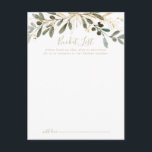 Guld Greenery Fall Wedding Bucket List Cards Vykort<br><div class="desc">De här guld-gieneri-fallande bröllopsbucketkorten är perfekten för en modern bröllopsmottagning eller möhippa. Konstruktionen har en karakteristisk konstnärlig grönt och guld blad. Ändra ordalydelsen till kostym vid alla livshändelser. Bucketlistskylten säljs separat.</div>