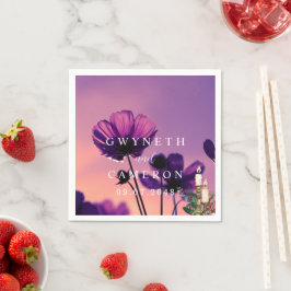  Guld Greenery Succuly Dusty Blue Bröllop N Pappersservett