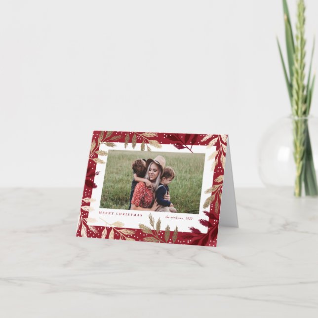 Guld Grenar 3 Fotojul Helgkort (Framsida)